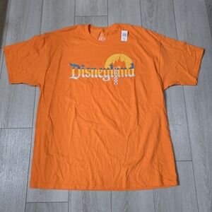 Disneyland Resort Hanes Orange Short Sleeve Tee for Everyday Comfort XXL